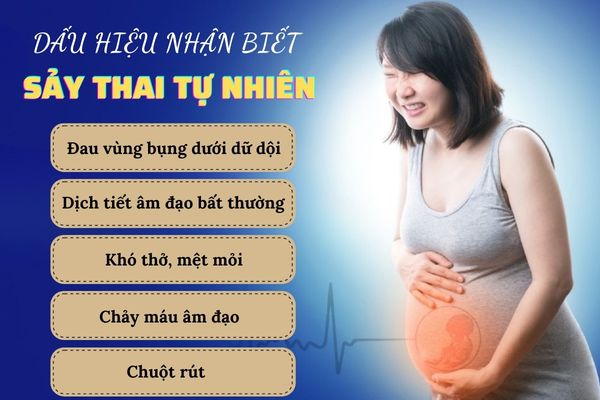 Các dấu hiệu nhận biết sảy thai tự nhiên phổ biến nhất