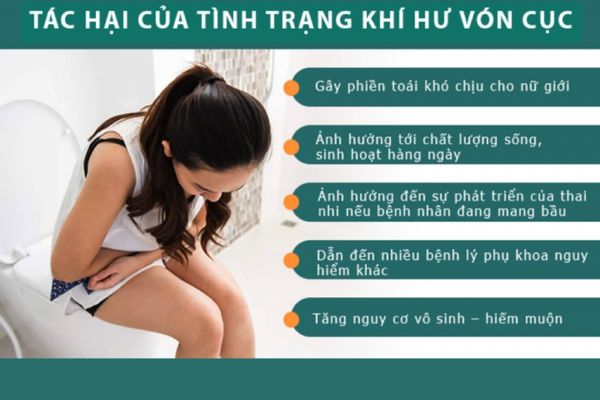 Tác hại nguy hiểm của tình trạng khí hư vón cục gây nên