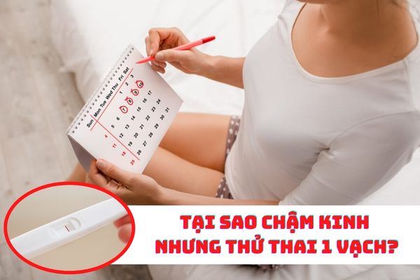 Tại sao chậm kinh nhưng thử thai 1 vạch? Có đáng ngại không?