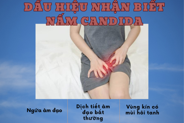 Dấu hiệu nhận biết nấm candida