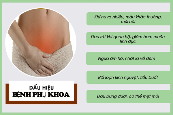 Những dấu hiệu bệnh phụ khoa dễ nhận biết