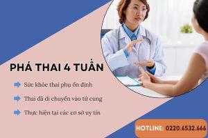 Thực hiện phá thai 4 tuần an toàn như thế nào?