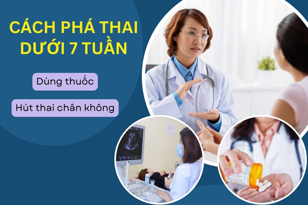 Cách phá thai dưới 7 tuần an toàn - hiệu quả - kín đáo