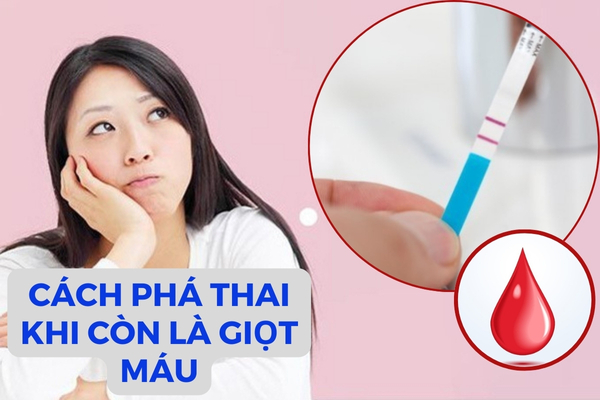 Có thể phá thai khi còn là giọt máu hay không?